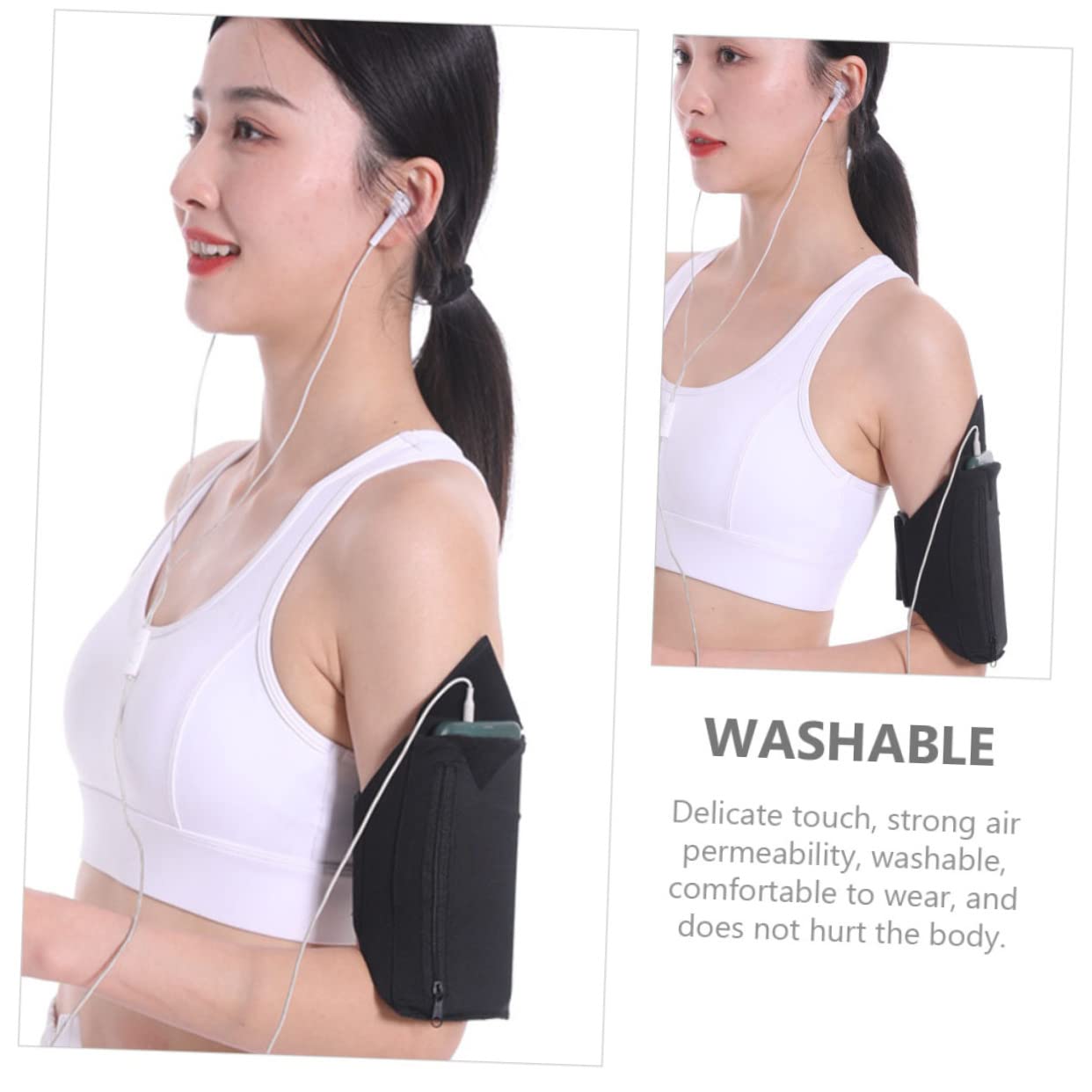 jojofuny 5pièces Pochette Multifonctionnelle De Sport pour Téléphone Portable De Bras Étanche pour Course Et Activités De Plein Air Accessoire Pratique pour Jogging Cyclisme Et Fitness