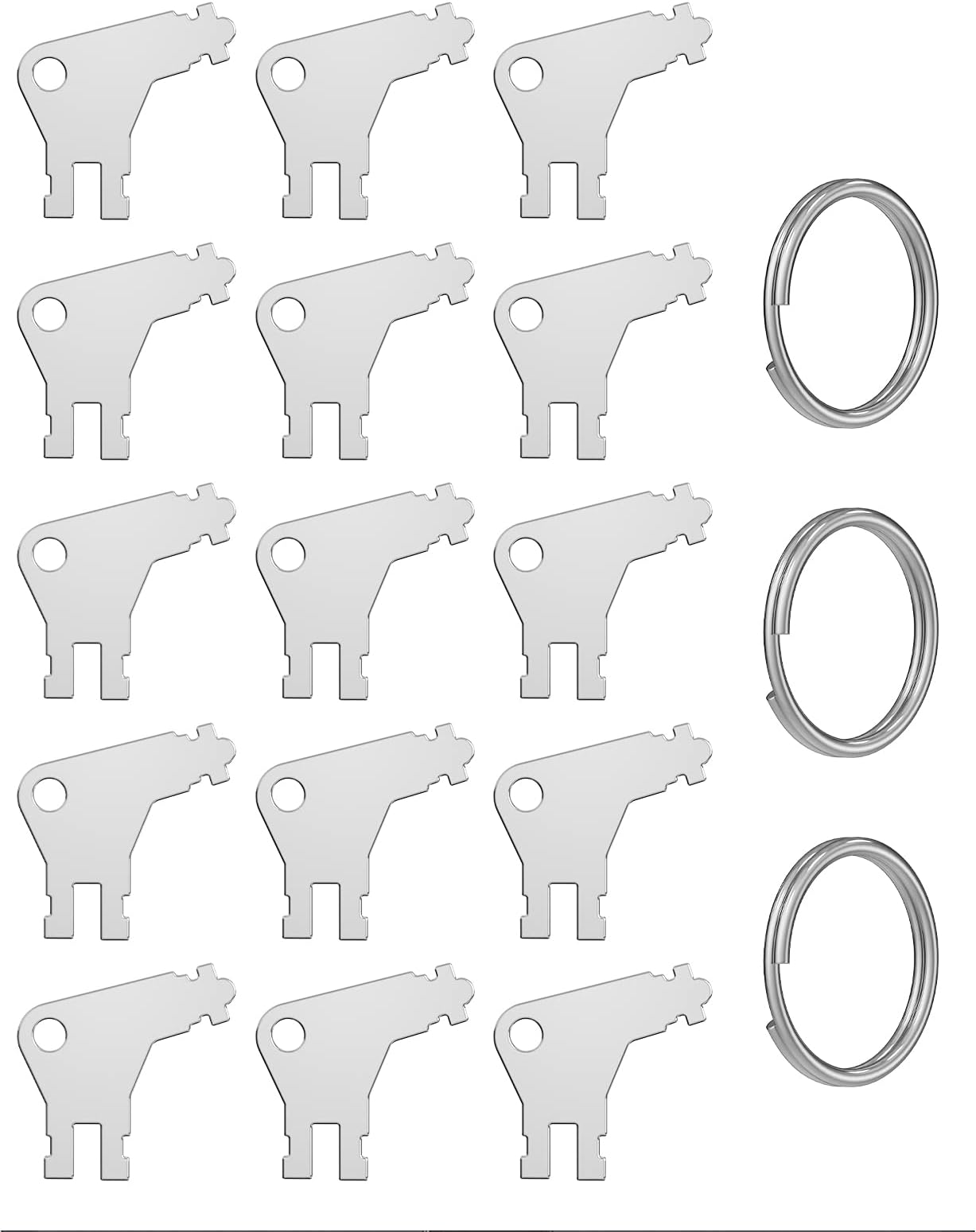 Paper Towel Dispenser Key, 15Pcs Universal Dispenser Key Compatible for Georgia Pacific Paper Towel and Toilet Paper Dispensers