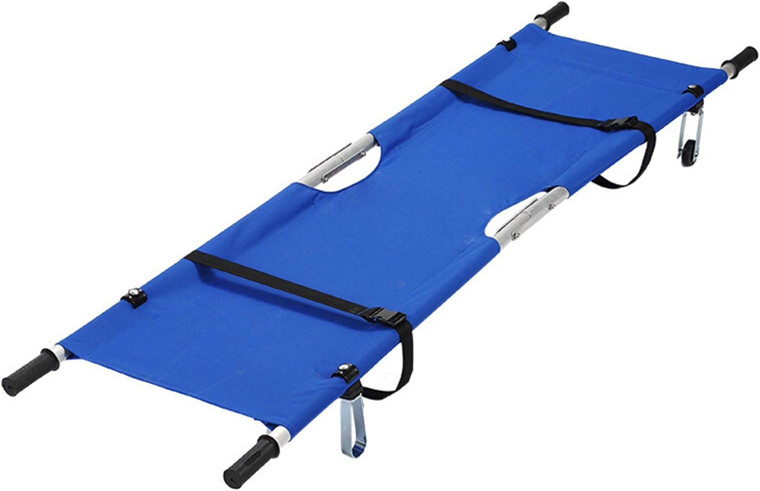 Folding Stretcher Aluminum Alloy Stretcher Emergency Medical Stretcher for Hospital, Clinic, Home, Sports Venues, Ambulance