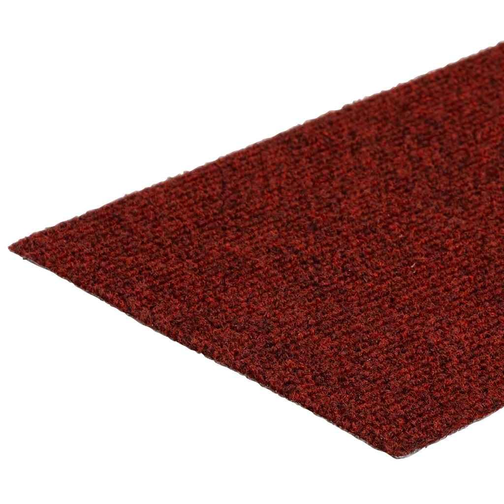 Maty na schody, samoprzylepne, 30 szt., 60 x 25 cm, bordowe, maty na schody, ochrona schodów, antypoślizgowe, na schody, do korytarza, mieszkania, wnętrz, 30 szt