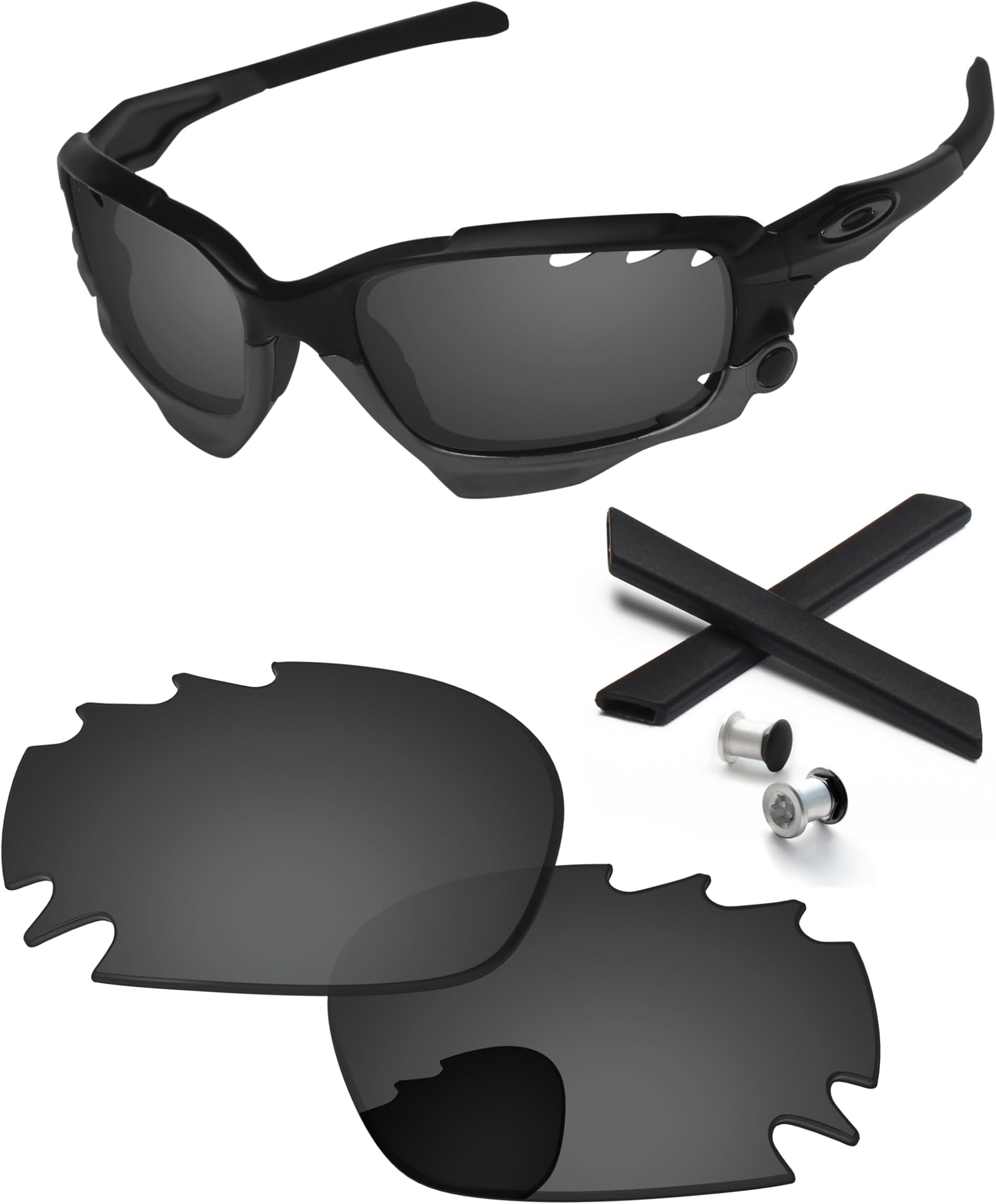 Replacement Lenses for Oakley Racing Jacket 62mm/Jawbone Vented OO9171 62mm Sunglass