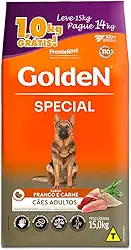 Ração Golden Special Cães Adultos Frango e Carne Leve 15kg Pague 14kg