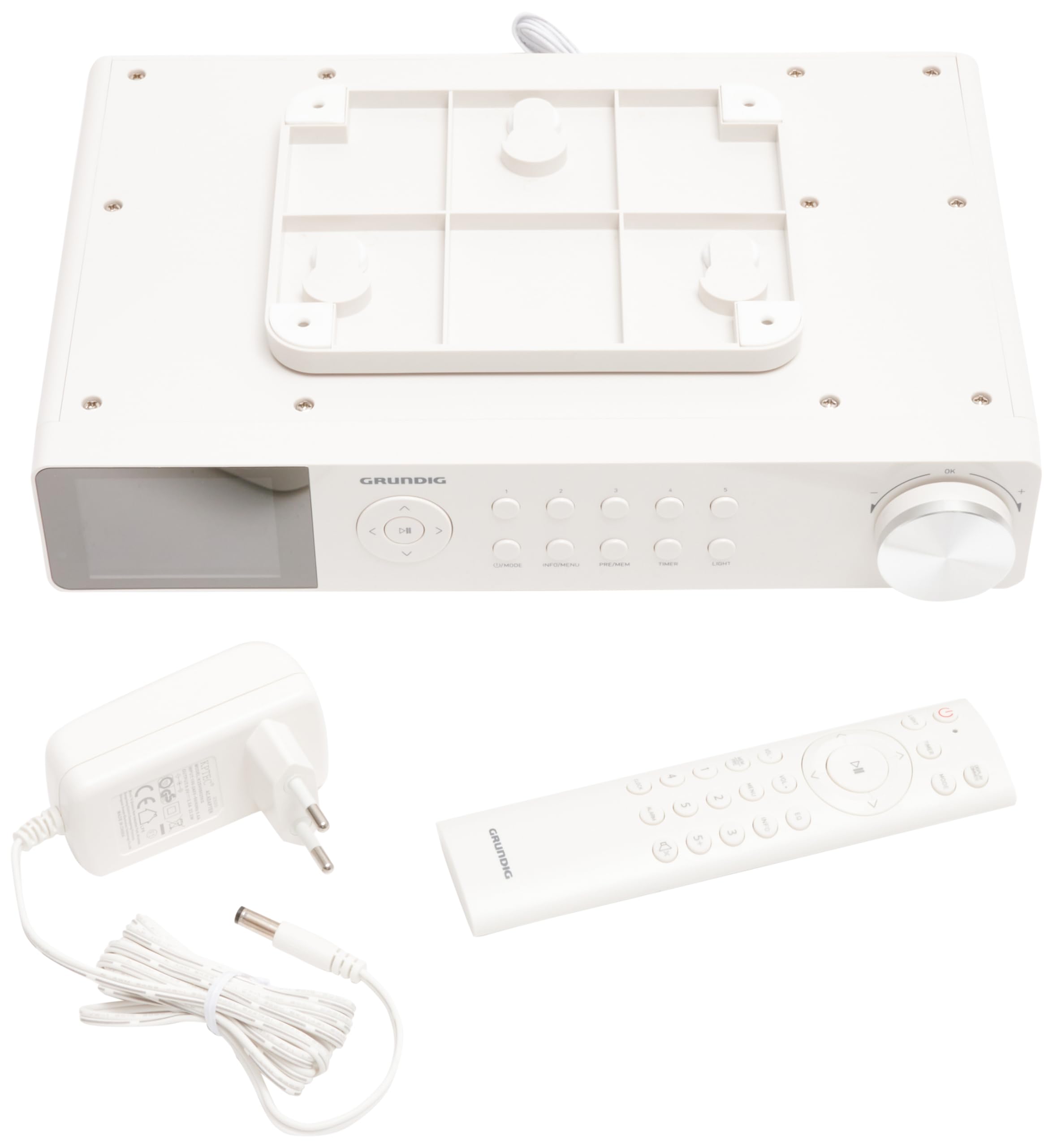 Grundig DKR 2000 BT Lugar de Trabajo Digital Blanco