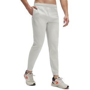 M MAELREG Golf Joggers for Men with Zipper Pockets Stretch Moisture Wicking Running Lightweight Athletic Mens Sweatpants