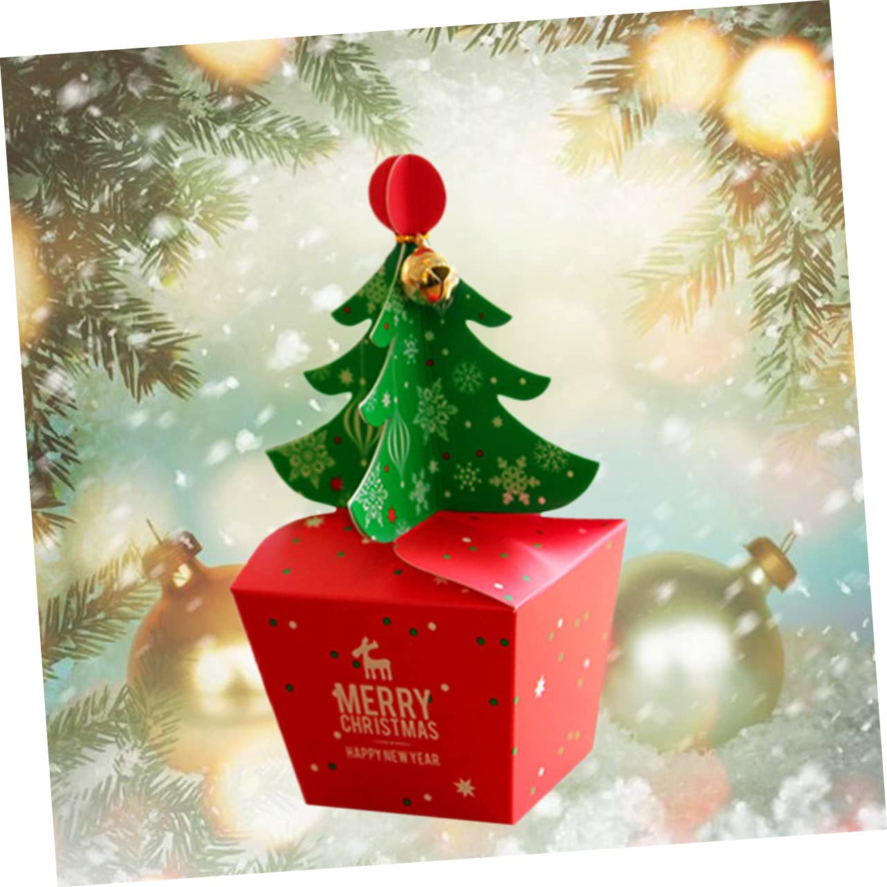 FRCOLOR 30stücke Teiliges Weihnachtsgeschenkboxen Mit Weihnachtsbaum- Kleine Süßigkeiten Und Pralinenschachtel Für Leicht Und Praktisch Deko Für Festliche Anlässe