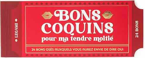 Voucher Romantici Legami - Blocco 24 Buoni Regalo Per Coppie In Francese