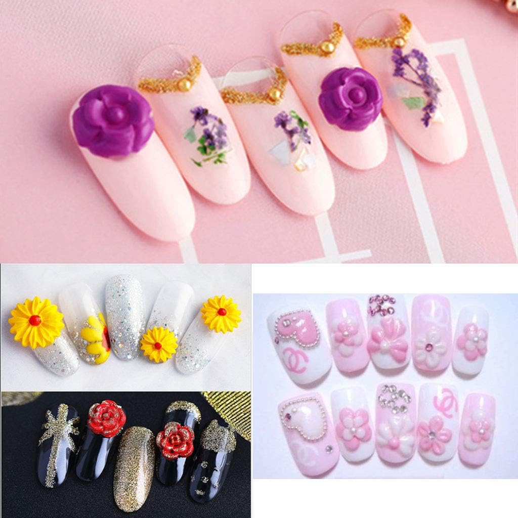 36Pcs Size Nail Art Silicone Mold Leaves Flower Animals Template Acrylic Gel Tools Resin Mold Jewelry Making Tools, As Pic Shows