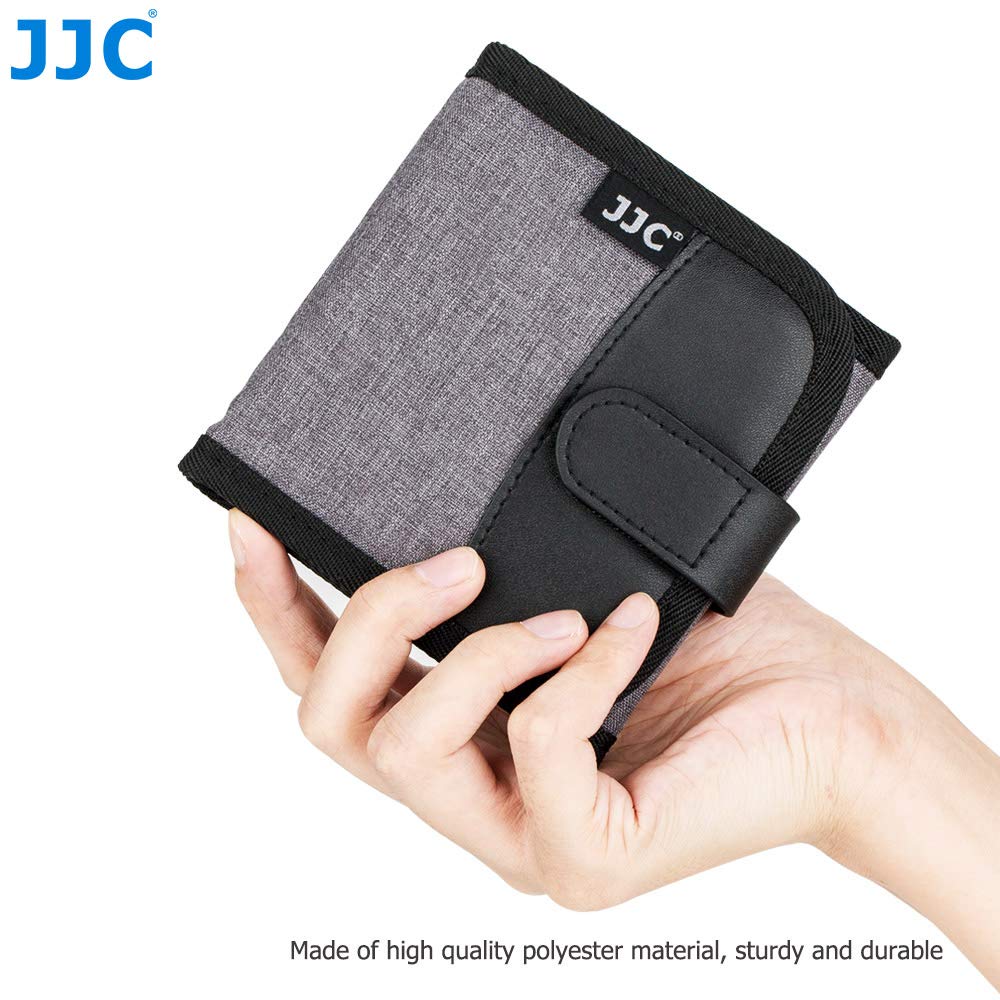 JJC 3 Poche Etui pour Filtre Protecteur Rangement Pliable pour Filtres UV CPL ND jusqu'à 82 mm