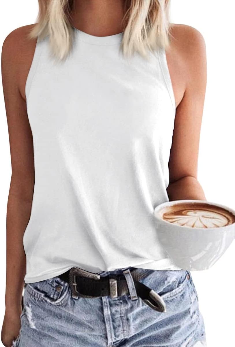 tanktop, ronde hals, mouwloos, modal blend, lichtbeige | Ulla Popken