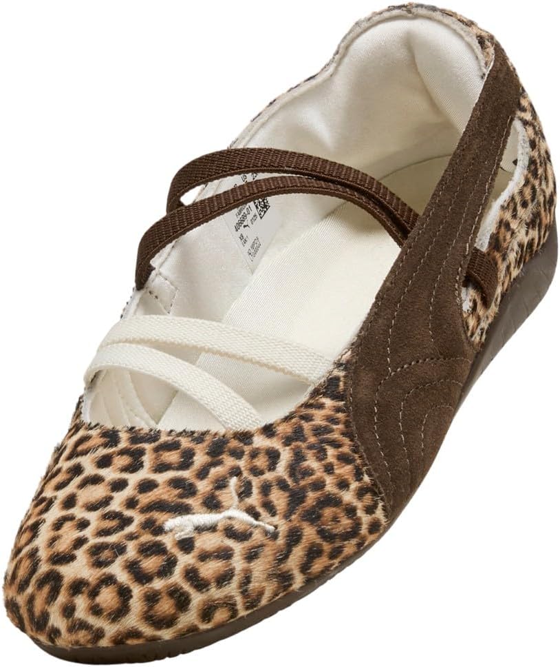 PUMA Womens Speedcat Ballet Wild Flats Casual - Brown - Image 6