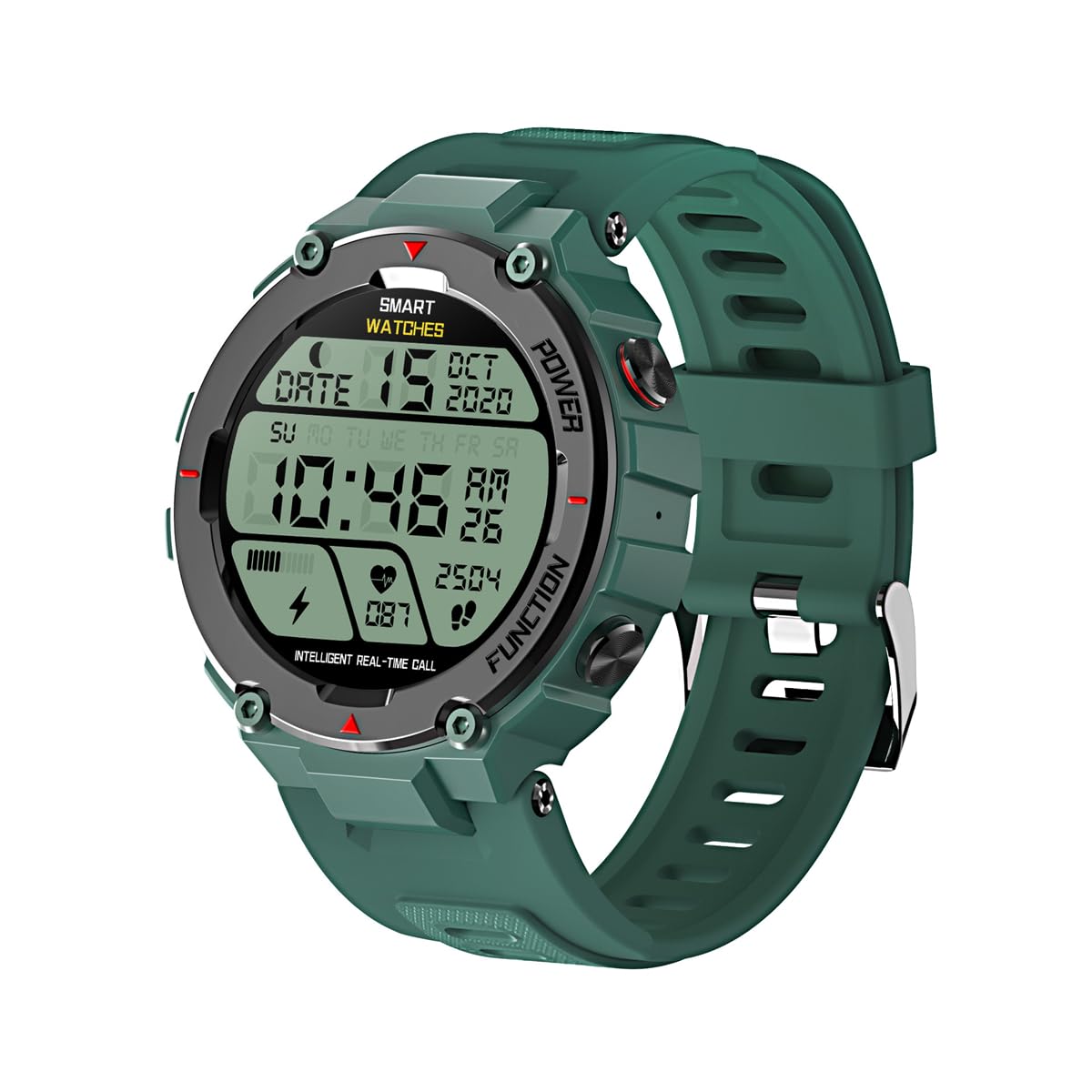 KANBUN Smartwatch dla mężczyzn i kobiet, monitor fitness z pulsometrem snu, 24 tryby sportowe, zegarek fitness, licznik kalorii, krokomierz, stoper, wodoodporny IP68, smartwatche, wspólny GPS, beżowy