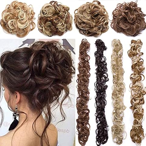 Bun Up Do Dark Brown Hair Piece Cover