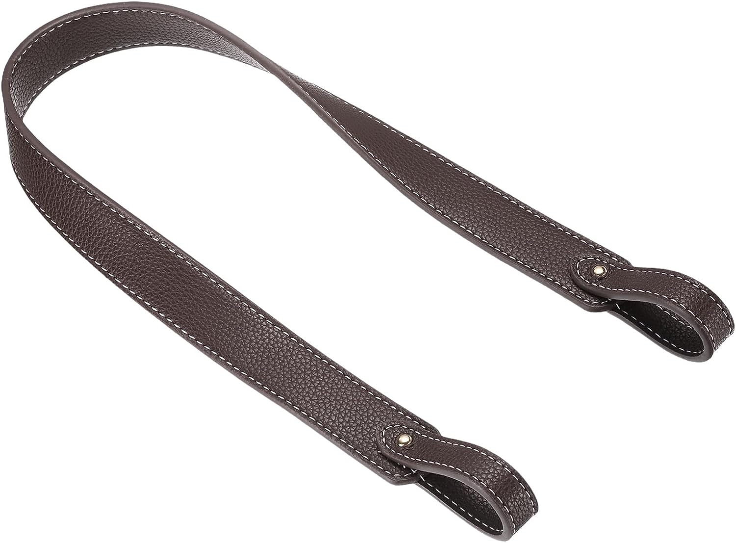 uxcell Purse Strap Crossbody, 26 Inch Soft Leather Strap, Leather Purse Handles Handbag Handles Replacement for Tote Bag, DIY Handcrafted Bag Making Accessories, Dark Brown