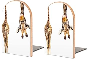 Giraffe Bookends - A Pinch of Wildlife for Your Bookshelf