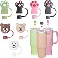 クマ シリコンストラップ 約4cm 携帯ストラップ テディベア かわいい くま ハート模様