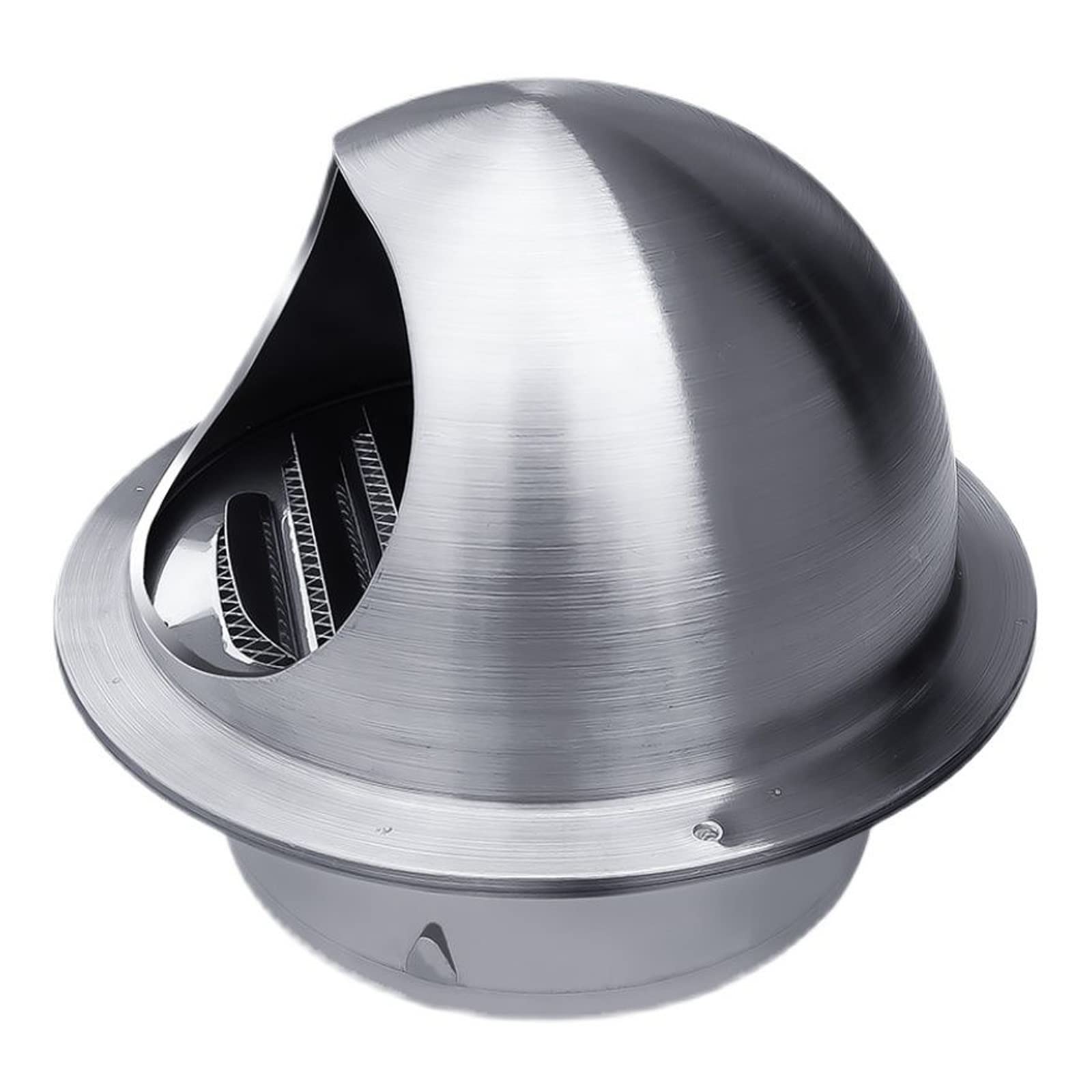 Conduit Aérateur D'Air Grille De Ventilation En Acier Inoxydable, Grille D'Aération Murale Rond Grille De Ventilation, Imperméable À La Pluie/à L'eau Ventilation Rapide, Pour Bureau ( Size : 180mm/7.1