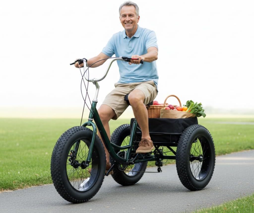 Triciclo para adultos fat tire miniatura 1