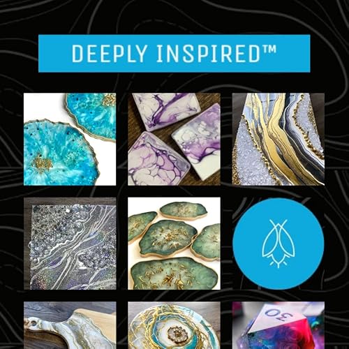 Art ‘N Glow Epoxy Resin For Clear Casting And Coating - 16 Ounce Kit - Perfect For Molds, Crafts, Tumblers, Jewelry, Wood - Food Safe, Non Yellowing, Bubble Free, And Made In The Usa #TOP3