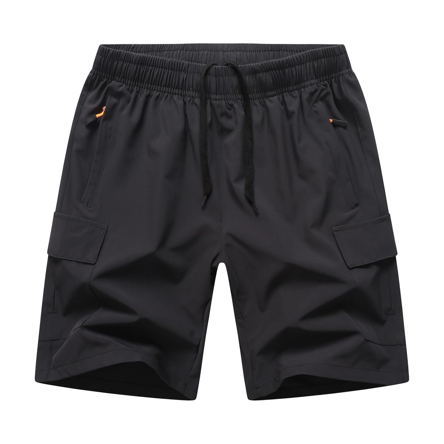 Boys Cargo Shorts Outdoor Quick Dry Hiking Shorts Lightweight Athletic Short with Zipper Pockets