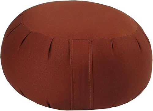 Miniatura 3 de Cojín de meditación Zafu de trigo sarraceno Verde -Oliva