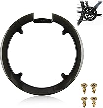 THKO Bicycle Chain Cover, 42 44 Teeth Mountain Bike Chain Cover, Chain Cover Chain and Chainring, Black, Heavy Duty, Ideal for Mountain Bikes and Low Slopes