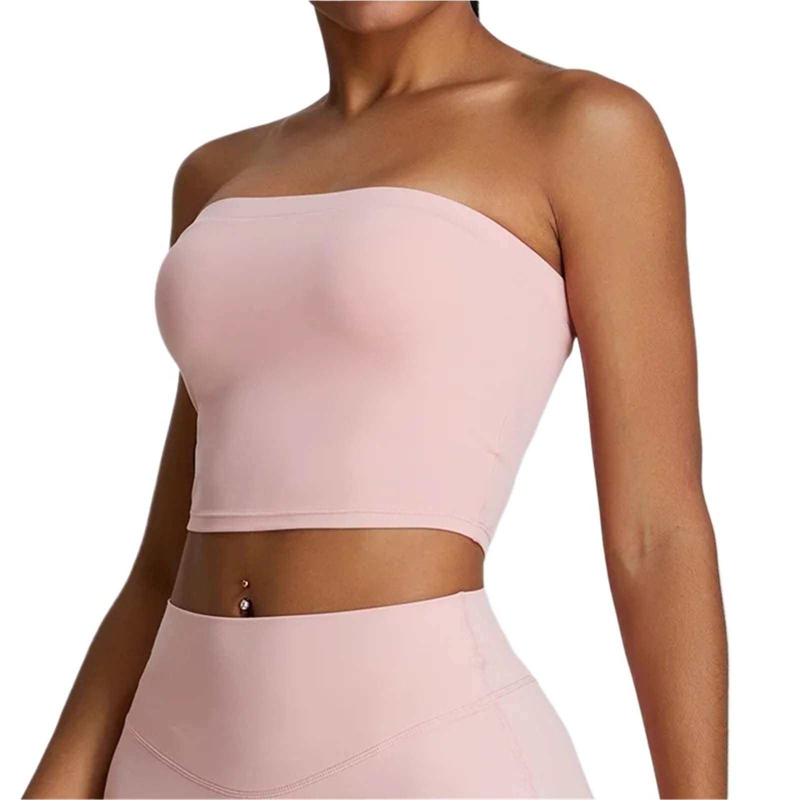 Reggiseno Senza Spalline Reggiseno Sportivo Senza Spalline, Top Fitness Anti-Sudore, Reggiseno Yoga Traspirante da Donna