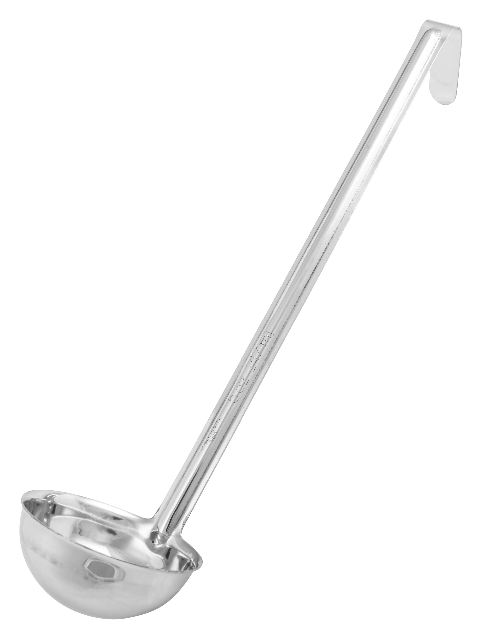 5 oz Red Prime Stainless Steel Ladle Listed by Winco – 5 Ounce, Stainless Steel, Stainless, Model LDIN-5