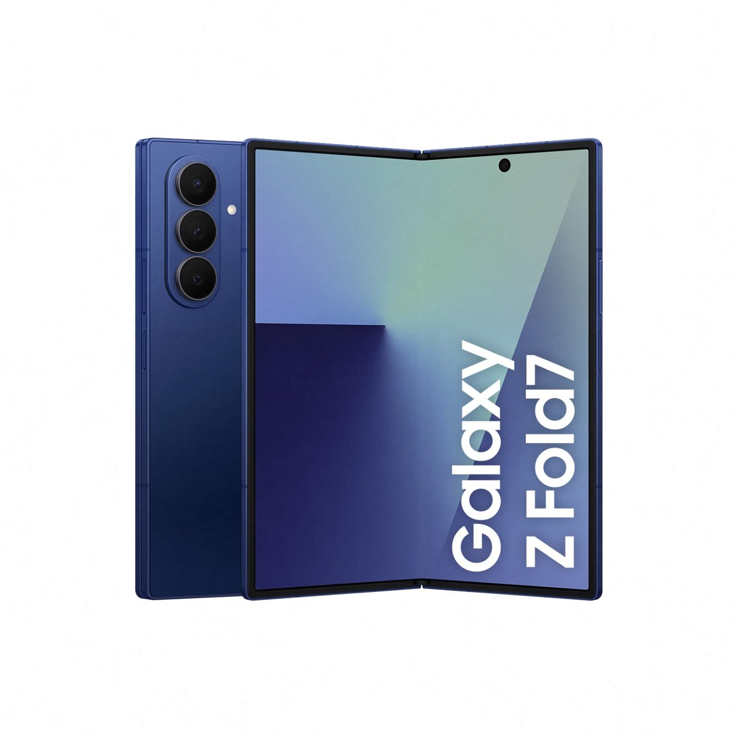 Samsung Galaxy Z Fold7 AI Smartphone mit Galaxy AI, KI-Handy mit Android, Faltbares Design, Großes Display für Multitasking, 200-MP-Kamera, 256 GB, 12 GB RAM, Blue Shadow, 3 Jahre Herstellergarantie