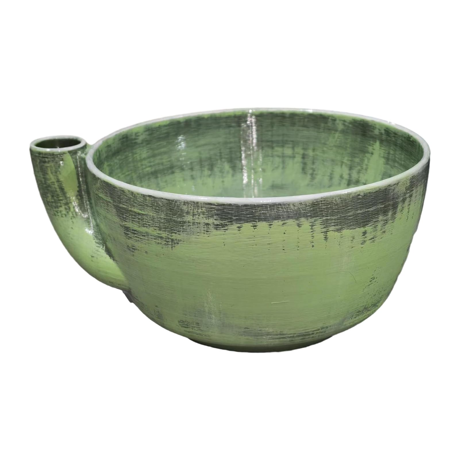 Porceosy Light Green Self Spinning Berry Washer, Vortex Cleaning Bowl For Strawberries & Blueberries, Swirl Design Fruit Washing Drainer, Kitchen Colander
