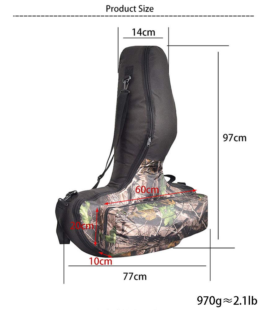 LGYKUMEG Tiro con L'Arco Borsa per Balestra Custodia per Arco 2.1lb Oxford Fabri Copertura per Balestra da Caccia Accessori Tela con Tasca Frontale,A