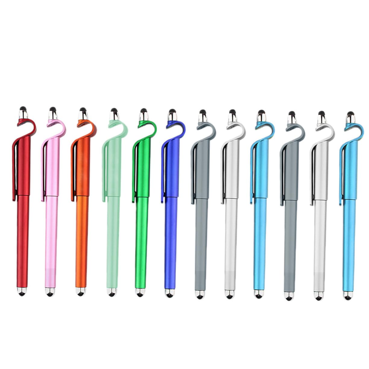 Bolígrafos de gel de material ABS resistente con puntero capacitivo sensible 8