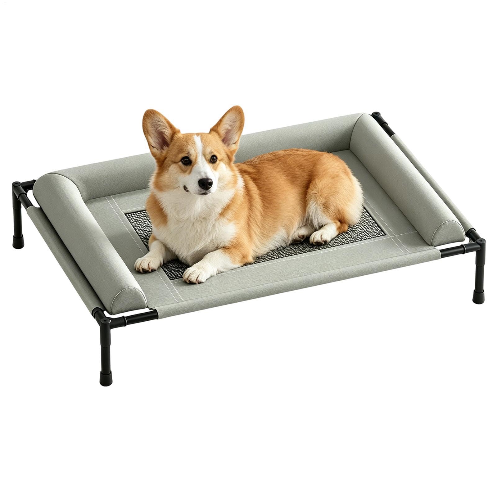 Cama de Acampada para Perros Alfombra Plegable Antivibración Transpirable | Cama de Viaje para Perros Exterior, Porche, Suelo, Patio Trasero, Playa, Patio e Interior