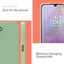 YATWIN Silicone Back Case for Samsung Galaxy A35, Soft-Touch Phone Back Cover for Samsung Galaxy A35 - Mint Green gallery image