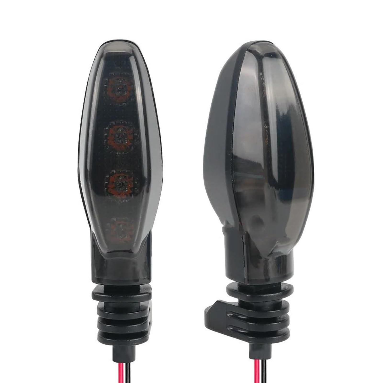 NANGAEBPPW Accessories For Triumph For Tiger 660 800 850 900 1050 1200 For Daytona For Street Triple 675 765 1050 1200 Motorcycle Flasher Indicator LED Turn Signal Light Running Light(Smoked)