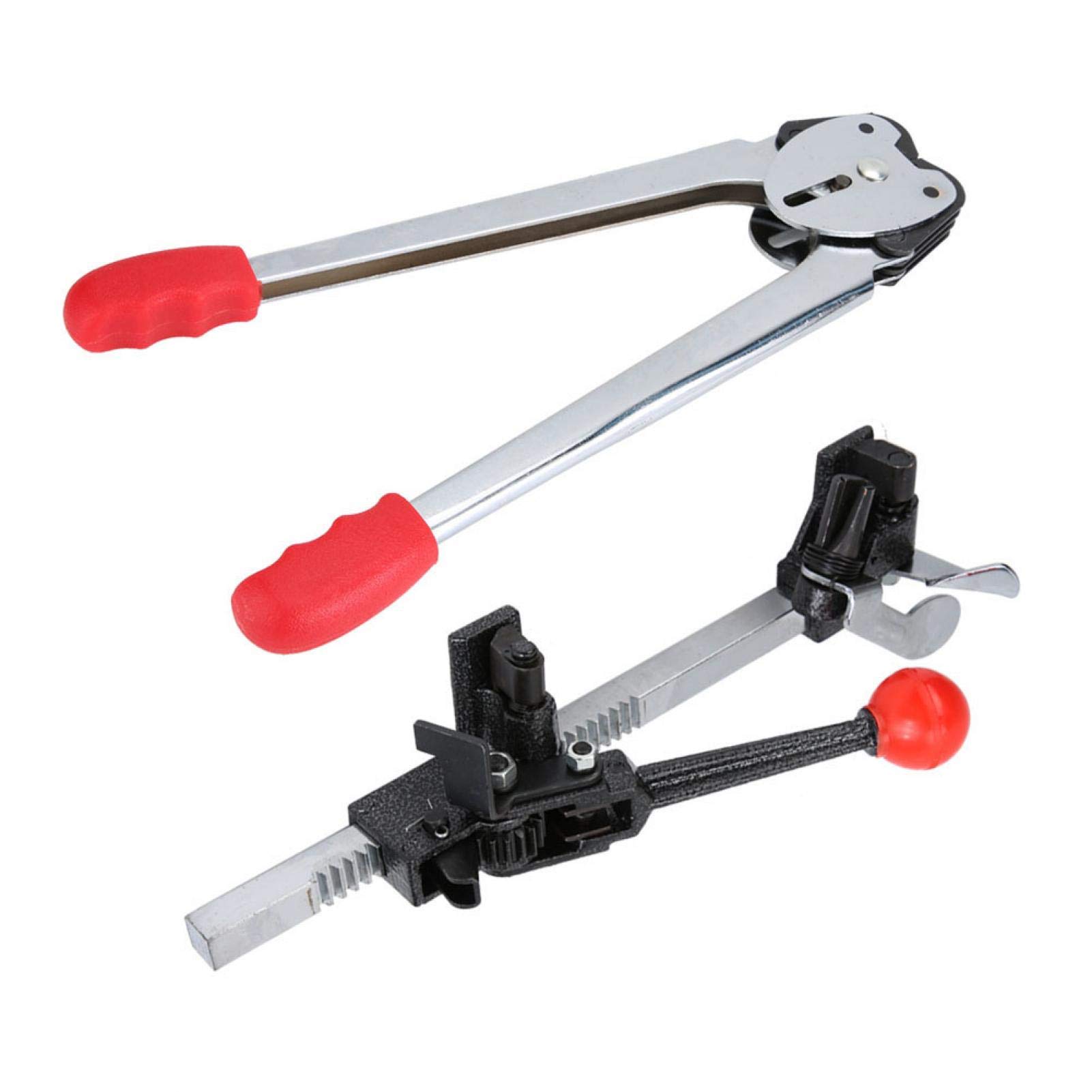Scellant manuel, outils de cerclage manuels Kit de cerclage de bandes 12-16 mm Kit de bandes de cerclage d'emballage pratique, pour atelier de cartons