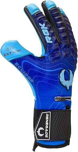 Vista 18 de Renegade GK Eclipse - Guantes profesionales de portero de fútbol (tallas 6-12, nivel 5) para dedos y agarre de contacto EXT de 0.04 pulgadas + 0.118