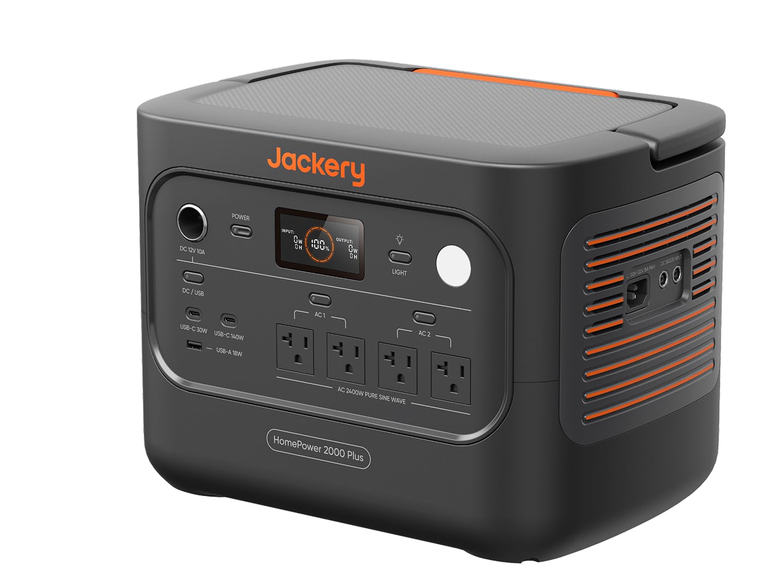 Jackery HomePower 2000 Plus v2 Power Station, 2048Wh, 2400W AC Output