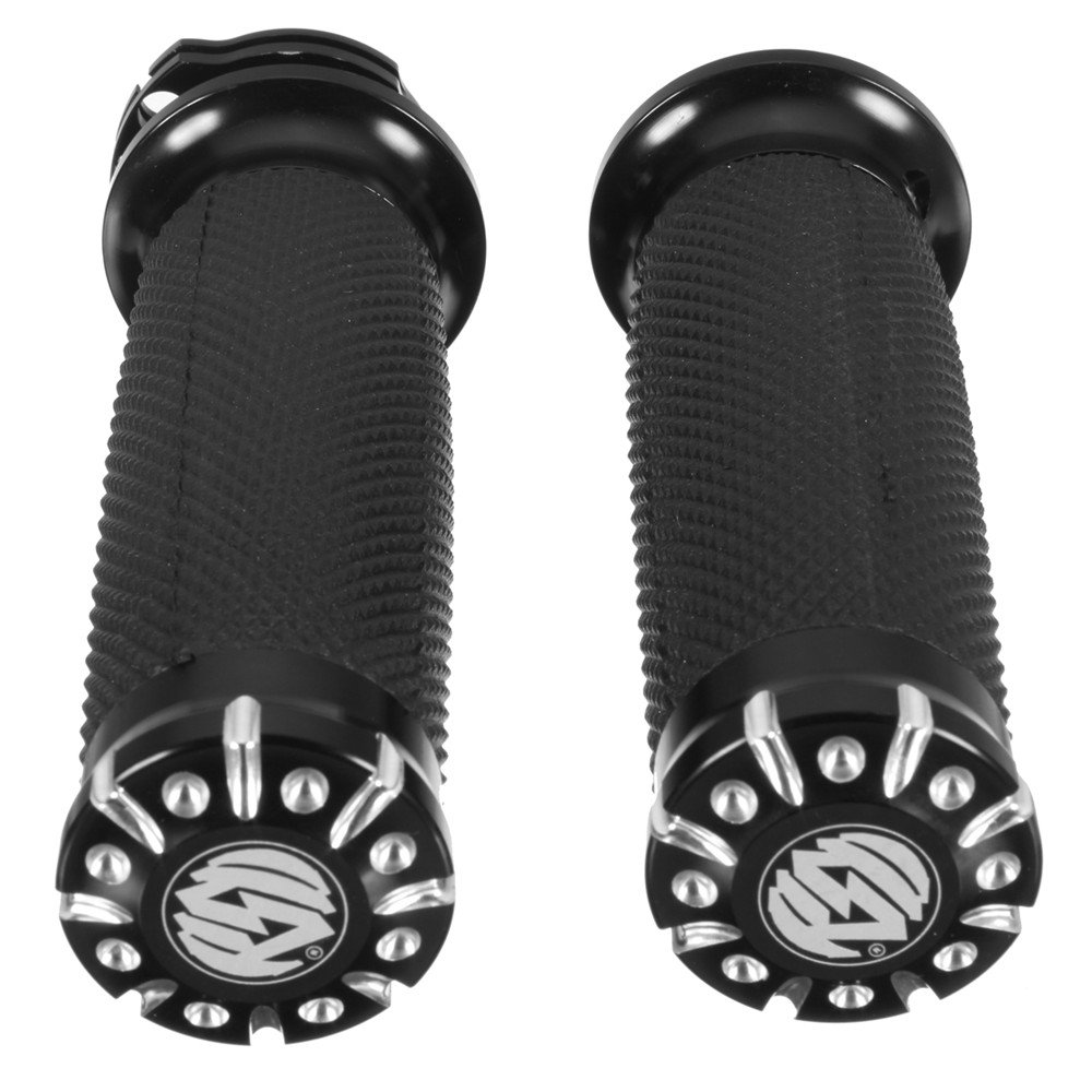 YONGYAO 1" 25mm Hand Grip Moto Guidon pour Harley Touring/Sportster/Dyna/Softail