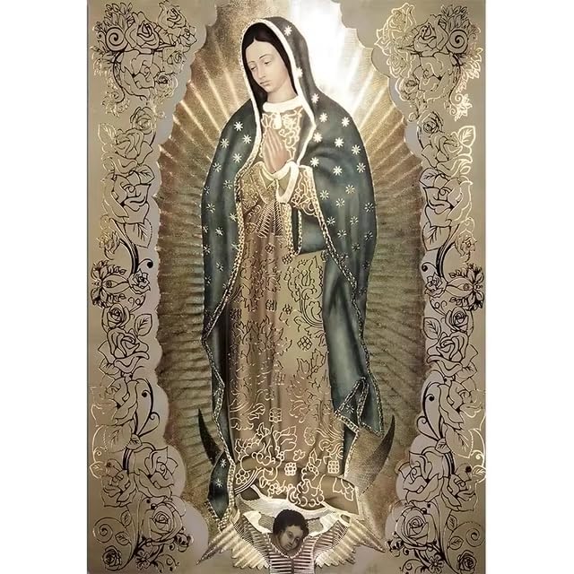 Décoration religieuse Vierge de Guadalupe affiche maison 60x80