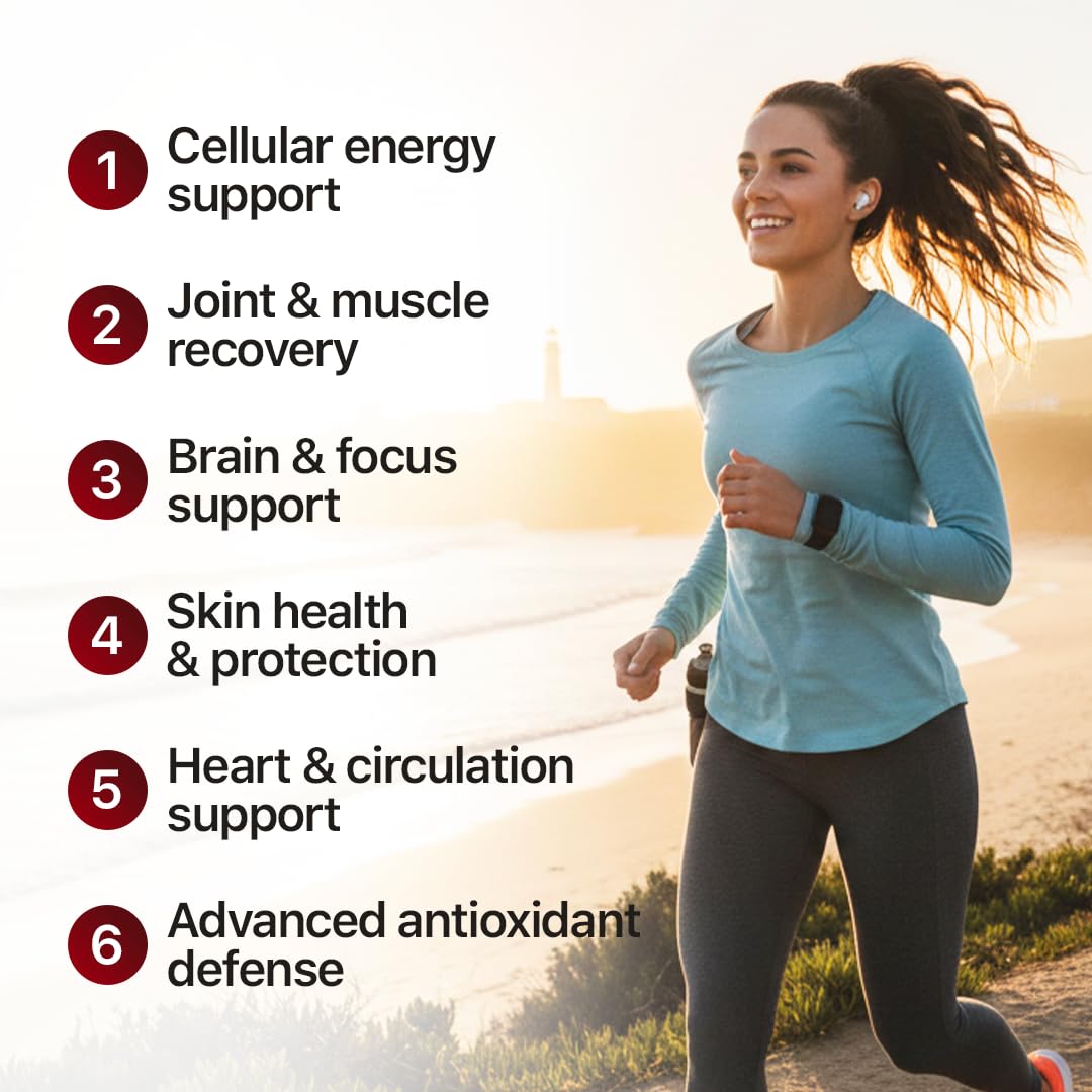 ROVINA Astaxanthin 12mg Softgels, Antioxidant Supplement Support, 60 Count — Amazon image 2