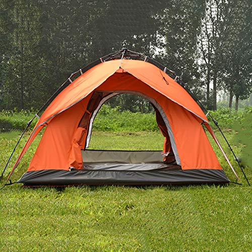 Tente pop up imperméable et ventilée avec double porte pour protection UV optimale