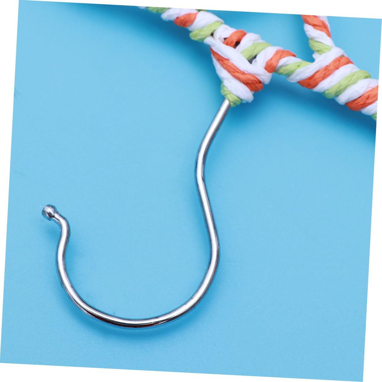 Alipis Ring Rattan Scarf Hanger Towel Rack Closet Organizer Non-Slip Random Color