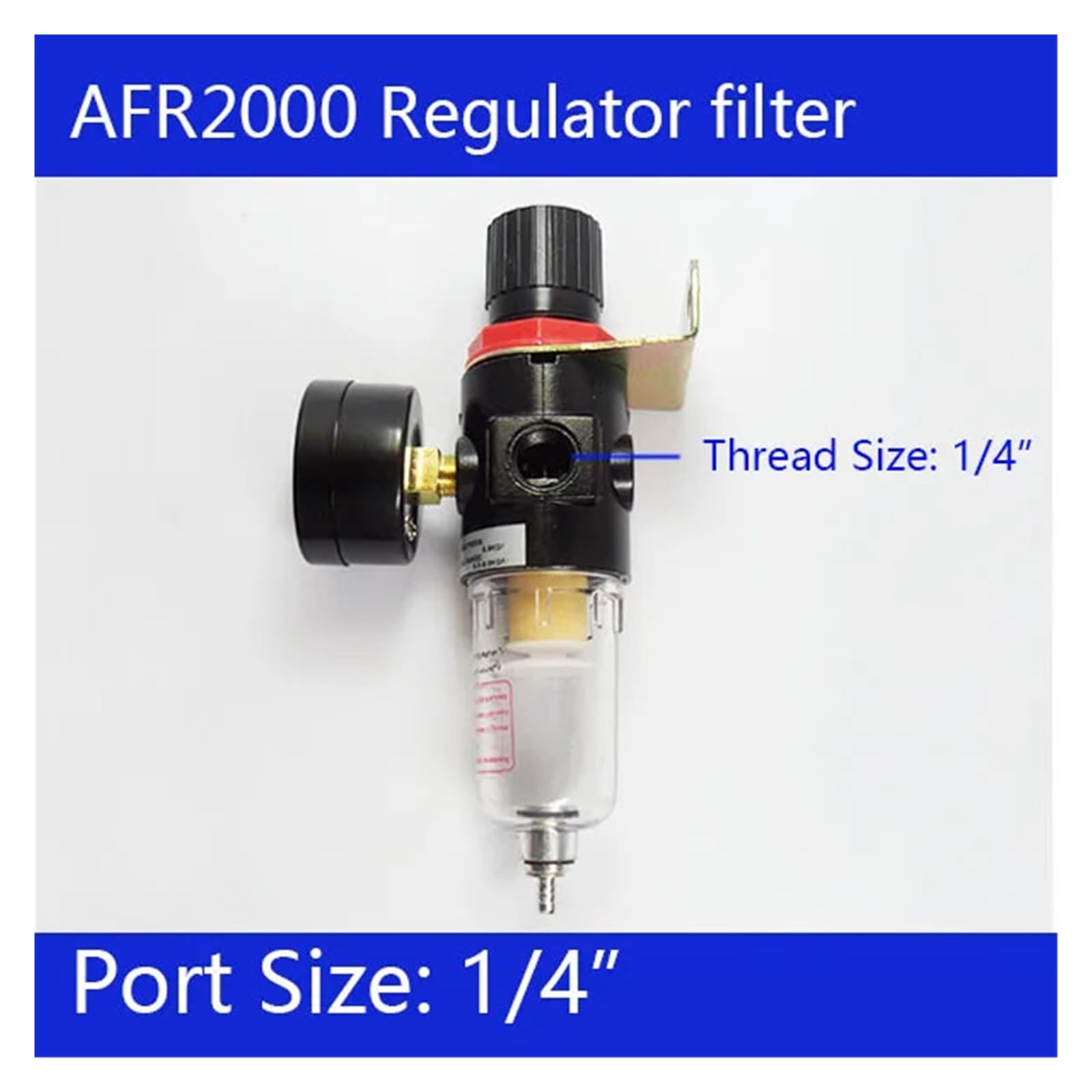 AFR2000 Filtro Regolatore di Pressione Aria Filtro Pistola Compressore Catcher, Acqua e Olio Separatore