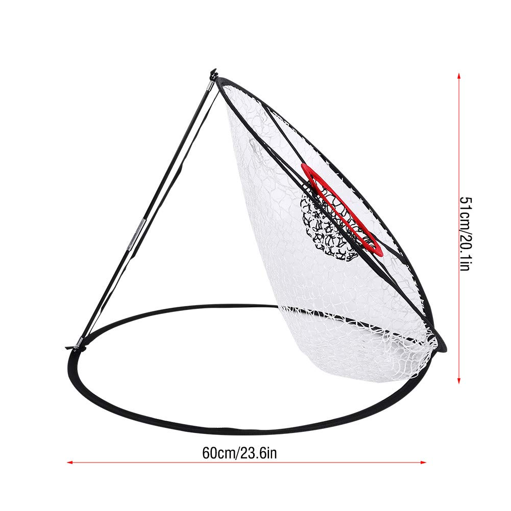 Golfs Practice Chipping Net, Two Layer Bouncing Golfs Training Practice Target Chipping Net for Swing Training