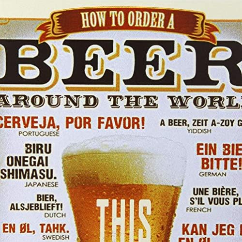 Toyvian Plaque Poster, Retro Vintage Metal Tin Signs for Cafe Bar, Beer Pub Wall Art Decor, 7.87 * 11.81 inch