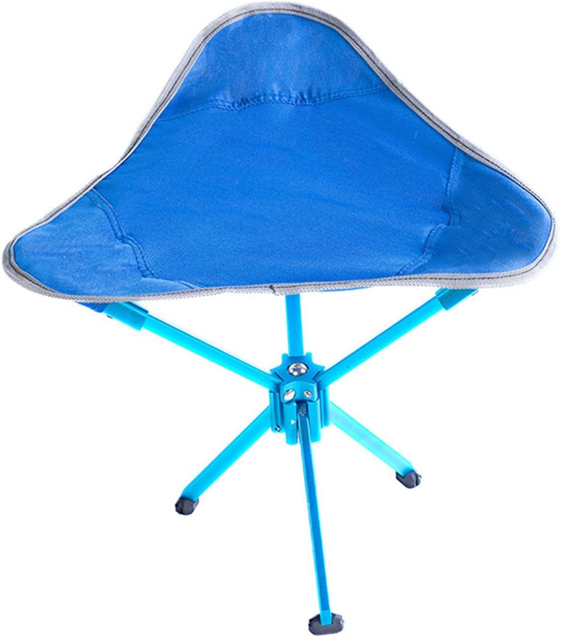 Folding Camping Stool, Tripod Chair, Outdoor Fishing Chair, Portable Folding Hiking Stool, red