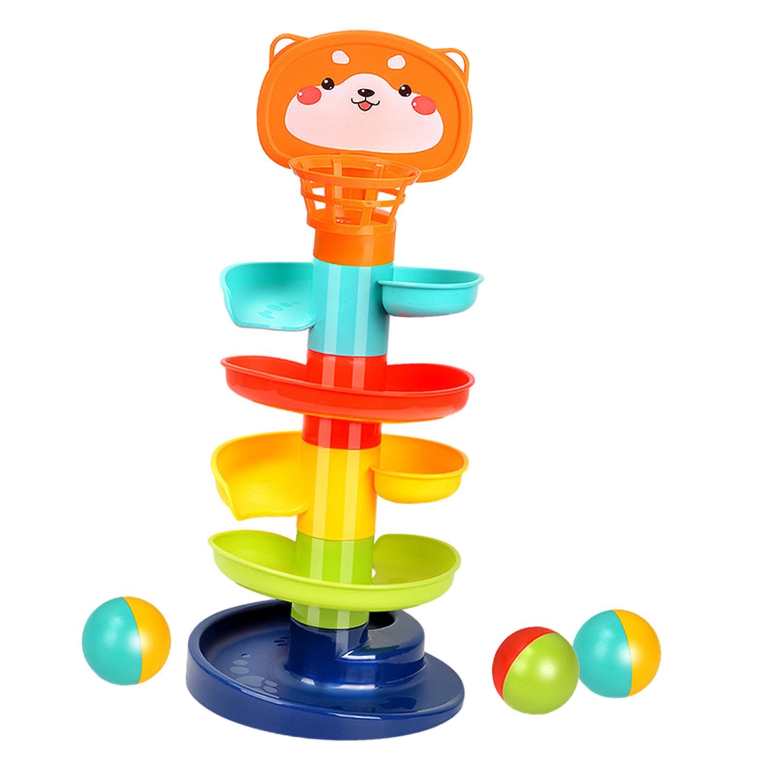 bnf Drop and Ball Ramp Toy Ball Run Ramp for Toys Gifts Children Girls and Boys | Baby | Toys for Baby | Other Toys for Baby | 1 Piece 5 Layers Ball Rolling Track Toy-image-32