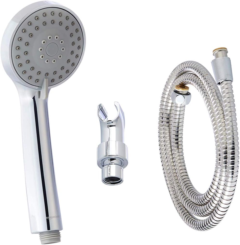 Amazon Basics AB-BF610-PC Hand Shower Set, Polished Chrome
