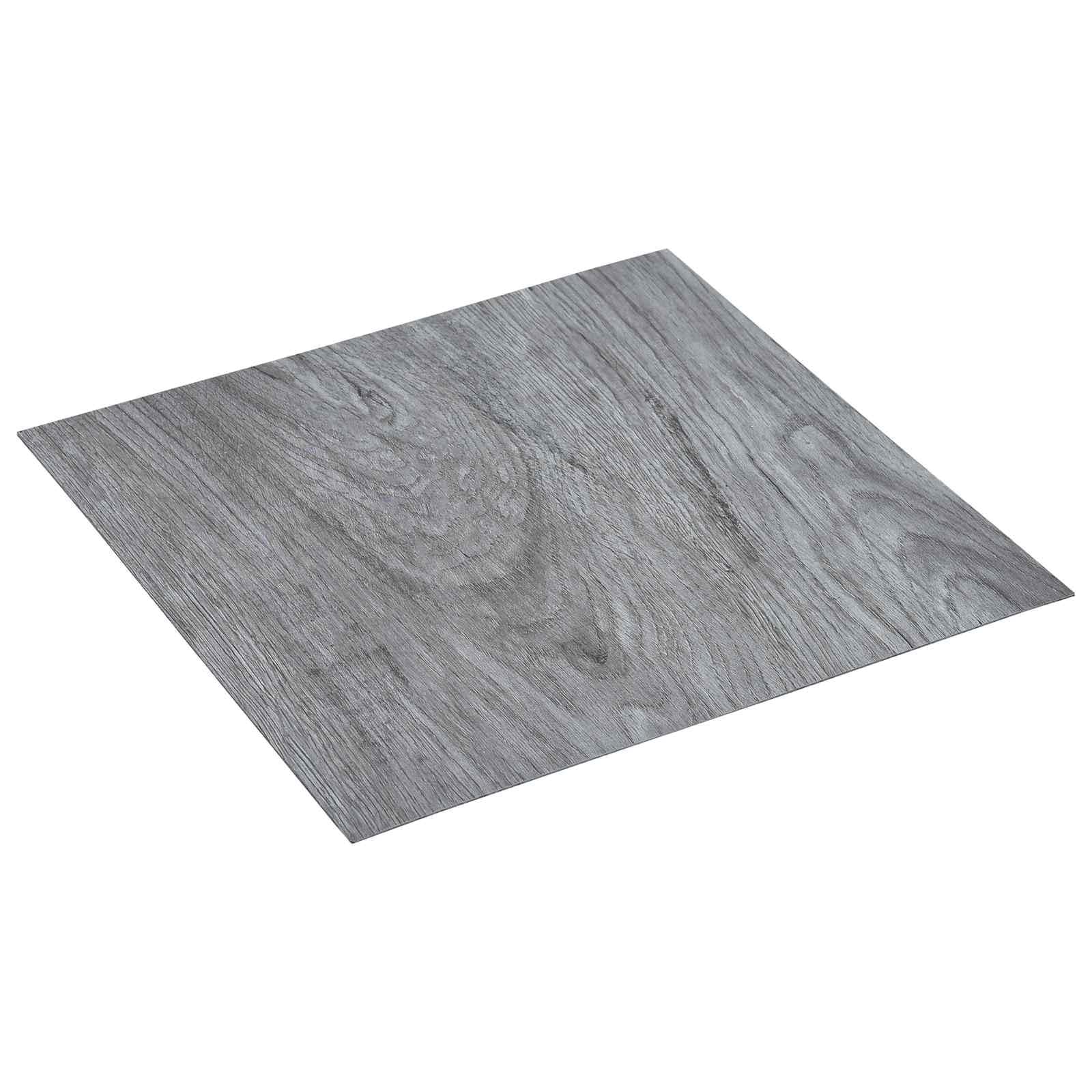 Lot de 20 planches de sol autocollantes en PVC - 30,5 x 30,5 cm - Aspect bois - Pour salon, chambre à coucher, cuisine - Antidérapantes - Facile d'entretien - Imperméables - Idéal pour la
