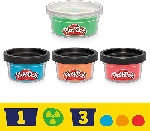 Miniatura 3 de Play-Doh Marvel Hulk Smash & Squish - Juego para niños con figura de acción flexible y accesorios, juguetes de imaginación para niños y niñas de 4
